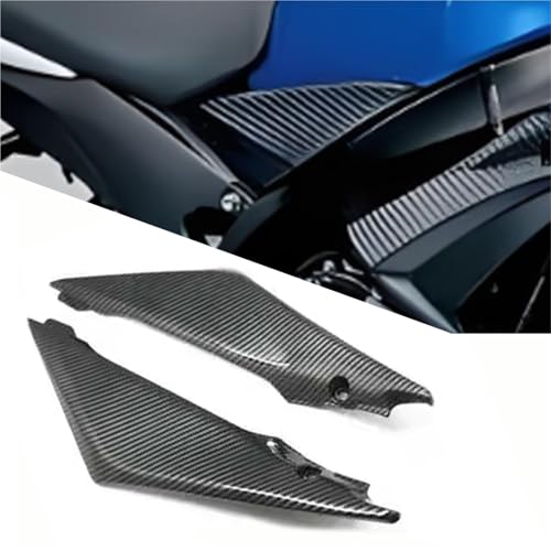 Ailettes de carénage pour Suzuki GSX-R1000 K5 K6 2005-2006 en fibre de carbone noir