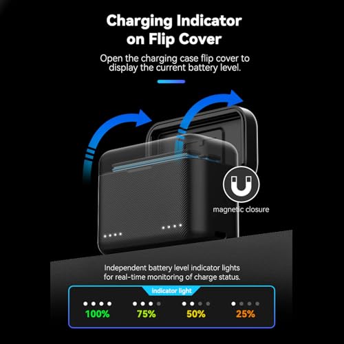 Image of TELESIN Insta 360 X4 Battery Charging Box with Dual Card Slot & Portioned Storage, Fast Charger Hub for Insta 360 X4, Quick Portable 2 Channel Battery Charge Storage Station