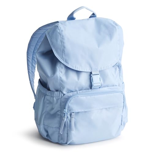 Image of Vera Bradley Women's Ripstop Berkhill Backpack, Placid Blue, One Size