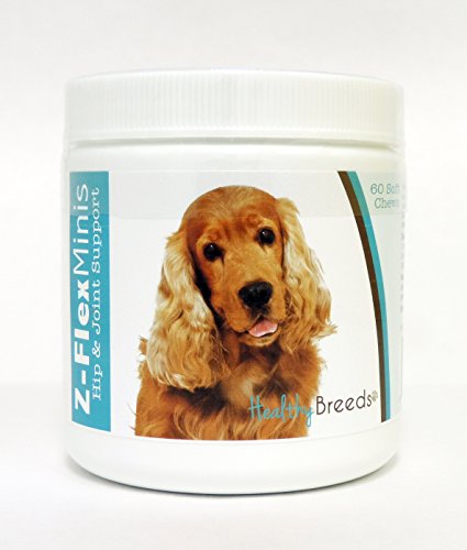 Image of Healthy Breeds Cocker Spaniel Z-Flex Minis Hip and Joint Support Soft Chews 60 Count