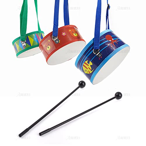 Auear, 10 Pack Solid Plastic Bell Mallets Percussion Sticks Hammer Drum Sticks Mallets For 11 Inch Black #TOP3