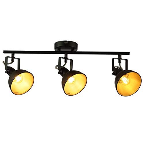 Éclairage de plafond rotatif avec spots en trompette pour cuisine
