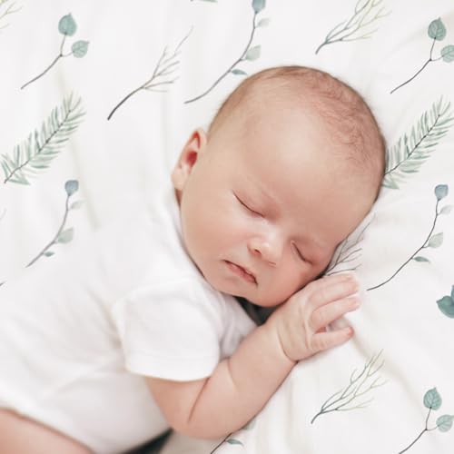 Image of Bassinet Sheets, Bassinet Sheets for Baby Boy and Girl, Bassinet Sheet Neutral, Fit for Rectangle, Round, Oval, Hourglass Mattress, Flexible for Different Bassinet Pad /Mattress 4 Pack