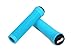 ODI Soft Longneck Flangeless Aqua Blue Bicycle Grips