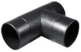 POWERTEC 70107 4-Inch T-Fitting Dust Hose Connector