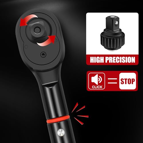 Image of 3 /4 inch Drive Click Torque Wrench 100-700Ft.Lb for Truck,HD Vehicles