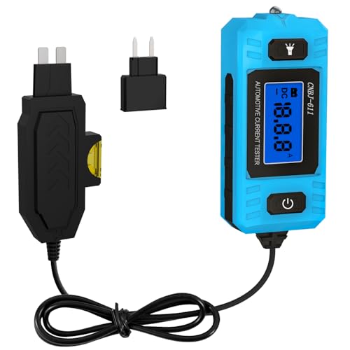 Ansbell Car Circuit Tester Fuse Tester Automotive Current Tester Blade Fuse Max 48V, Circuit Measure Amp Fuse Buddy, Automotive Blade Checker Fuse Box Test for Fuse Current