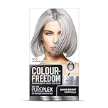 Colour Freedom Metallic Silver Blonde Permanent Hair Dye with PurePlex. Ultra Glossy Conditioning Hair Colour. 100% grey coverage. By Knight & Wilson.