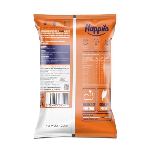 Image of Happilo Premium Plain Prasadam Makhana 200g, Fit for Fasting, Lotus Seed Pop /Gorgon Nut Puffed Kernels, Hand-Picked