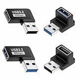Compatibilité polyvalente : ce kit d'adaptateur USB avec 4 connecteurs coudés USB (2 coudés à angle droit et 2 angles latéraux) offre une prise en charge complète des appareils USB-A courants. Cela inclut les imprimantes, les disques durs externes, les clés USB et les claviers. Parfait pour toutes les applications sur PC, ordinateurs portables, tablettes et smartphones, il assure une connexion fiable sans interruption et une grande flexibilité d'utilisation.