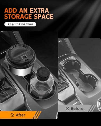 Portavasos organizador para consola Ford Ranger 2024-2026 miniatura 3