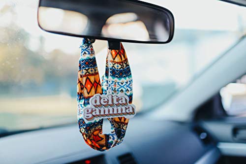 Image of Sorority Shop Delta Phi Epsilon Retro Air Freshener - DPE Bubblegum Scented Air Freshener - Sorority Retro Design Air Freshener for Car or Dorm- Sorority Gift, Charm Paraphernalia