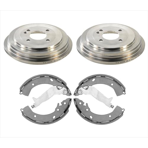 GFDKGKJ Rear Brake Drums Brake Shoes 3pc Kit Ceramic for Dodge for Attitude 2013-2015,for Hyundai for Accent 2013-2019,for Kia for Rio 2018 Uncoated 162261 1408-425225, Revitalize your car