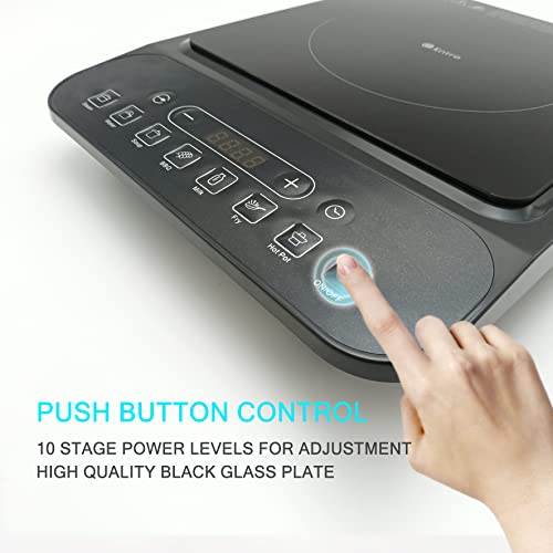 Ekatro - Piano cottura a induzione, 2000 W, con 7