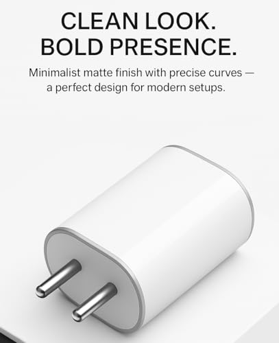 Image of 45W C-Type Super-Fast Charging Power Adapter Compatible With Nothng (1), Phone (2), Phone (2A) [PD PPS Technology] Super Fast Chaging, White