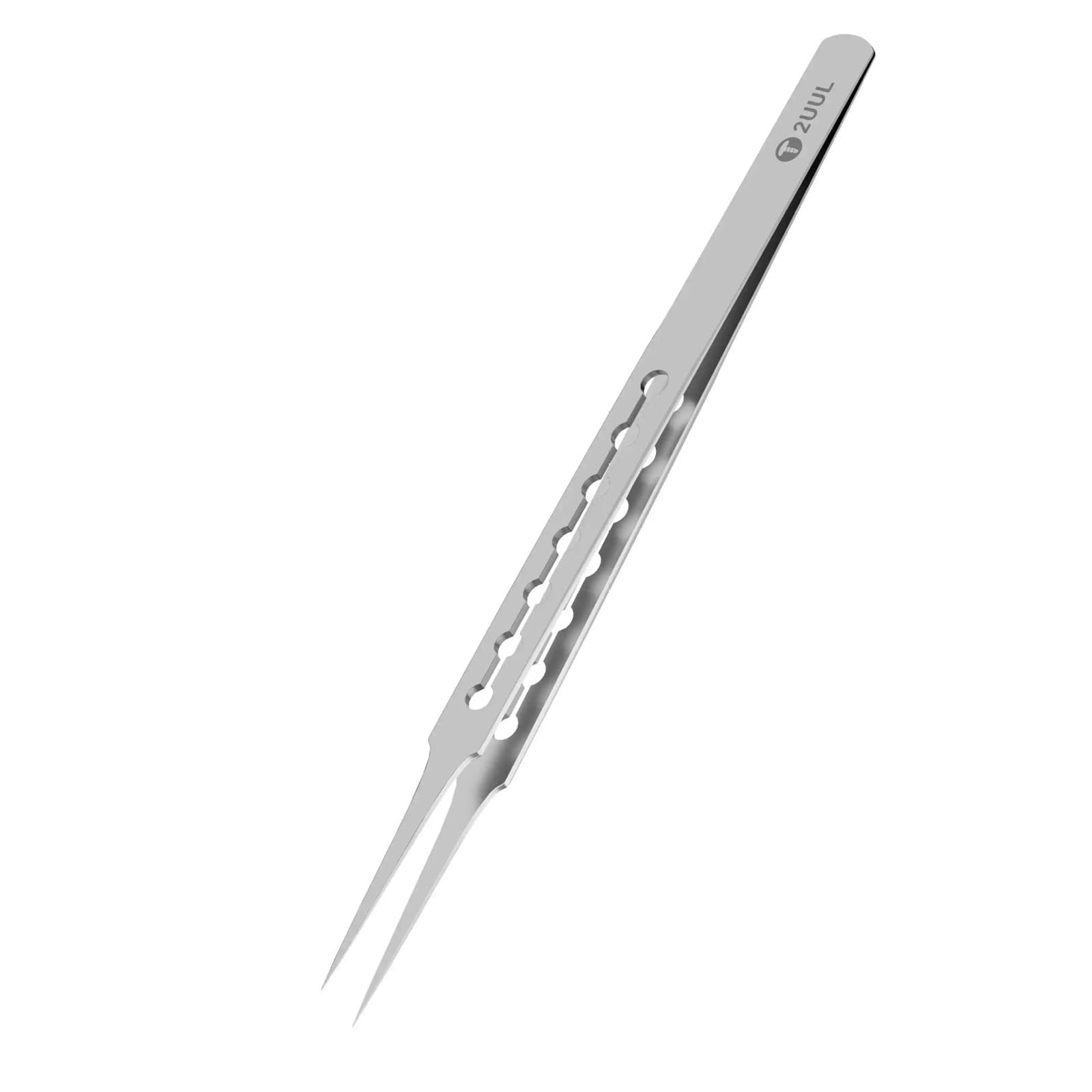 Kalttoy Straight Stainless Steel Tweezers Curved Head Tweezers Head For Electronics Installation And Jewelry Making Stainless Steel