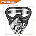 POKONBOY 4 Pack Tactical Mask for Kids, Safety Goggles Compatible with Nerf Rival, Apollo, Zeus, Khaos, Atlas, & Artemis Blasters Age 8+ Years Old