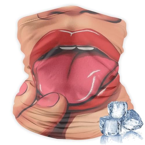 Fashion Face Mask for Cold Weather Sport, Neck Gaiter Warmer Easy to Clean, Breathable African American Black Women Sexy Scarf for Men Women