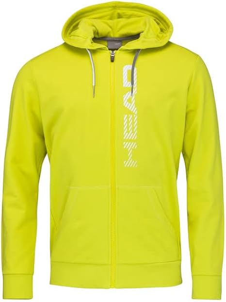 HEAD Club Fynn Hoodie FZ M Sudadera, Amarillo, Mens