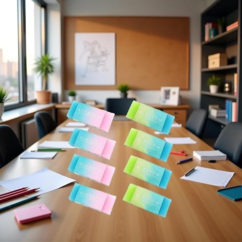 8-teiliges Radiergummi-Set, farbige Würfel-Radiergummis, niedlicher Farbverlauf, Standard-Bleistift-Radiergummis für Standard-Schule, Büro, Zuhause, Korrekturprodukte