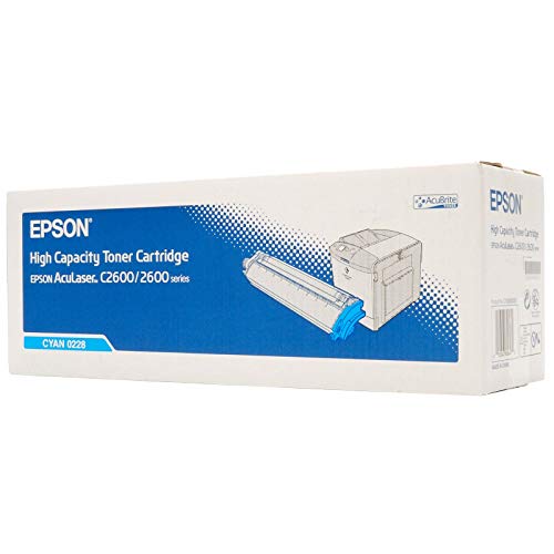 Toner cyan C13S050228 pour corriger les traces d'impression sur C2600