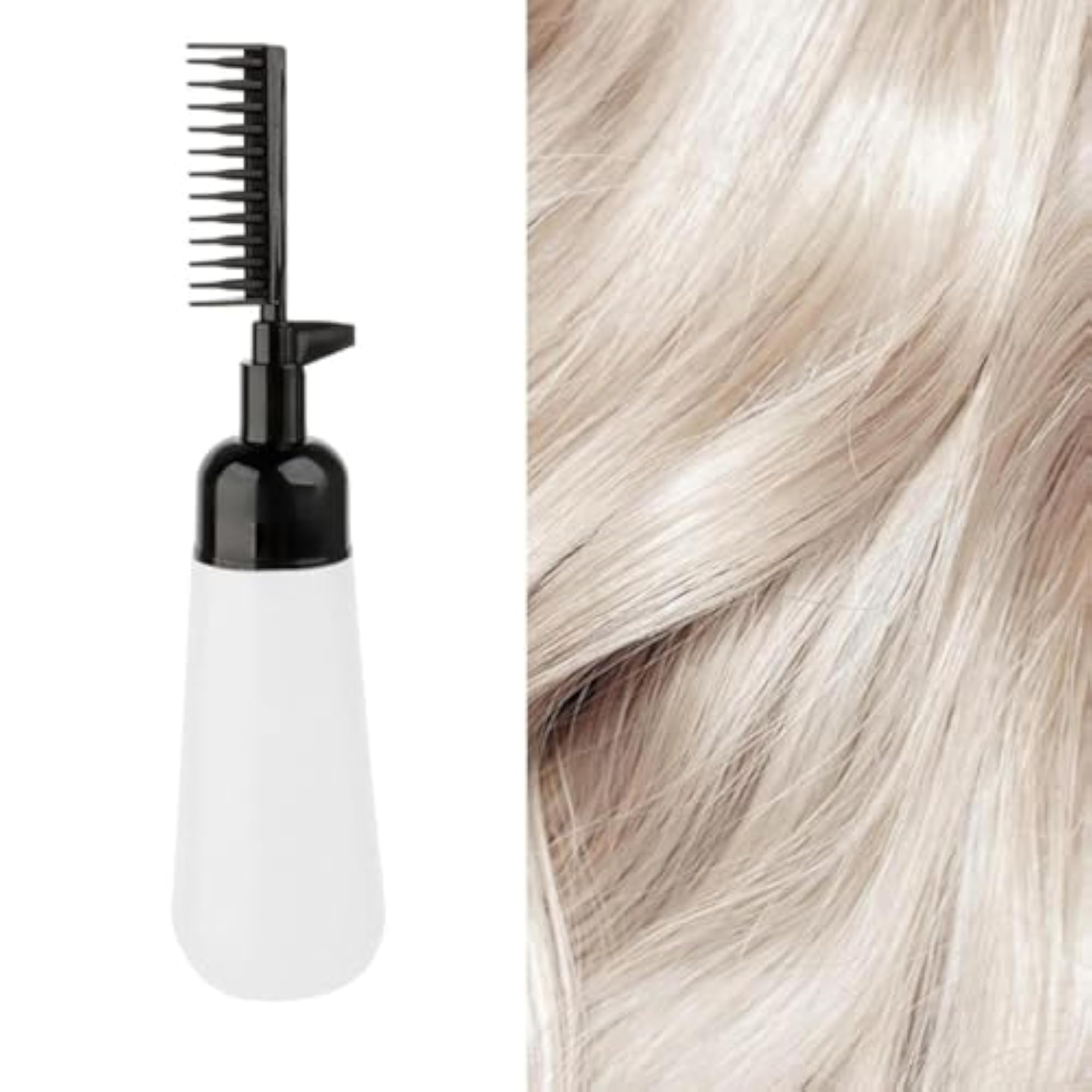 Professional Hair Dye Applicator Bottle with Root Comb