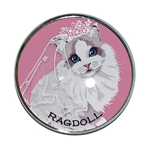 猫 ピンバッジ ラグドール花嫁 PK ピンバッチ 猫 ブローチ 猫ピン