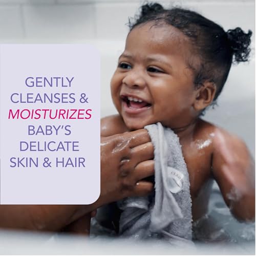 Image of Jergens Baby Calming Head-to-Toe Liquid Baby Wash & Shampoo, 20 Fl Oz | Tear-Free Formula, Shea & Lavender Oils, Dermatologist Tested, Gentle For Delicate Skin & Hair
