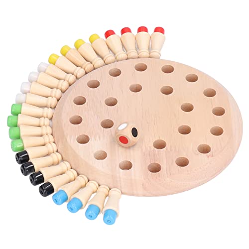 Juego de Mesa de Memoria de Ajedrez de Madera miniatura 3