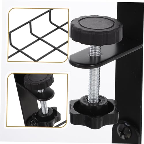 Organizador de Cables Cabilock para Escritorio 500mm Bandeja de Gestión de Cables Sin Taladro Soporte Negro para Cables y Regletas miniatura 3