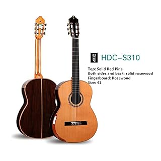 YYYSHOPP S310 Bois Massif Guitare Classique, Guitare Acoustique à la Main Guitare (Size : 39 inches) - Les Beatles, Paul McCartney, John Lennon, RIngo Starr, George Harrison YYYSHOPP S310 Bois Massif Guitare Classique, Guitare Acoustique à la Main Guitare (Size : 39 inches) – Image 2