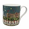 M & G Mustard & Gray London Seasons Mug – Fine Bone China Tea & Coffee Mug. London Souvenir with King’s Guard, London Landmarks. Made in England. (Autumn Mug) #4