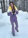 Fisoew Womens One Piece Ski Suit Warm Waterproof Snowsuits Winter Snow Jumpsuits Outdoor Sports Outerwear