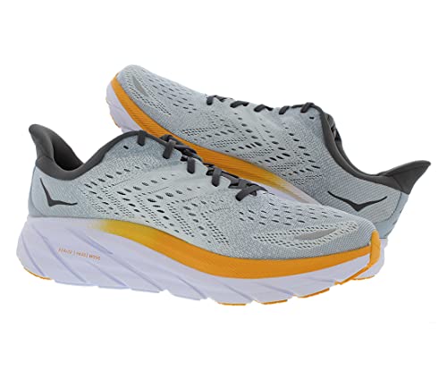 HOKA ONE ONE Clifton 8 Mens Shoes Size 8, Color: Blue Fog/Plein Air