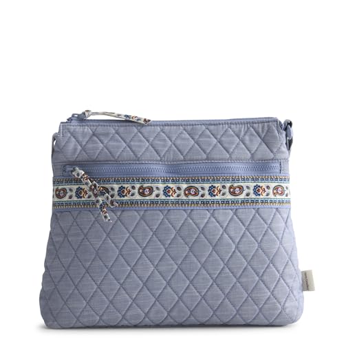 Image of Vera Bradley Women's Premium Cotton Original Zip Hipster Crossbody Bag