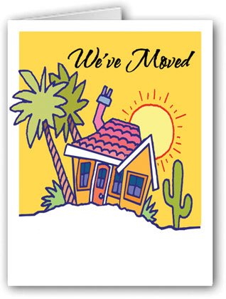 Stonehouse Collection | We've Moved Note Card | 10 Boxed Cards & Envelopes (Standard)