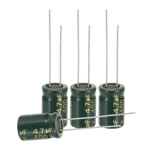 Condensateur électrolytique 4.7uF 400V radial MECCANIXITY pour réparation de circuits électroniques