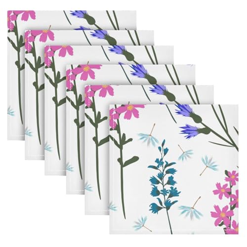 Servilletas de Tela Set 6, 50x50 cm, Poliéster miniatura 2