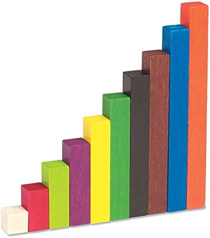 Learning Resources Cuisenaire Rods Small Group Set: Wood, Multicolor