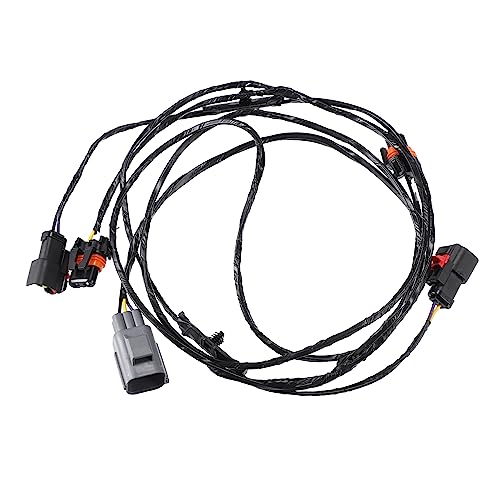 X AUTOHAUX 1 Set Front Fog Light Lamp Wiring Harness for Chrysler 300 2005 2006 2007 2009 2010 No.5059136AB Fog Light Adapter Harness