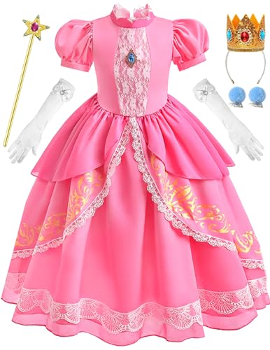 Disfraz rosa para niñas para Halloween y Carnaval