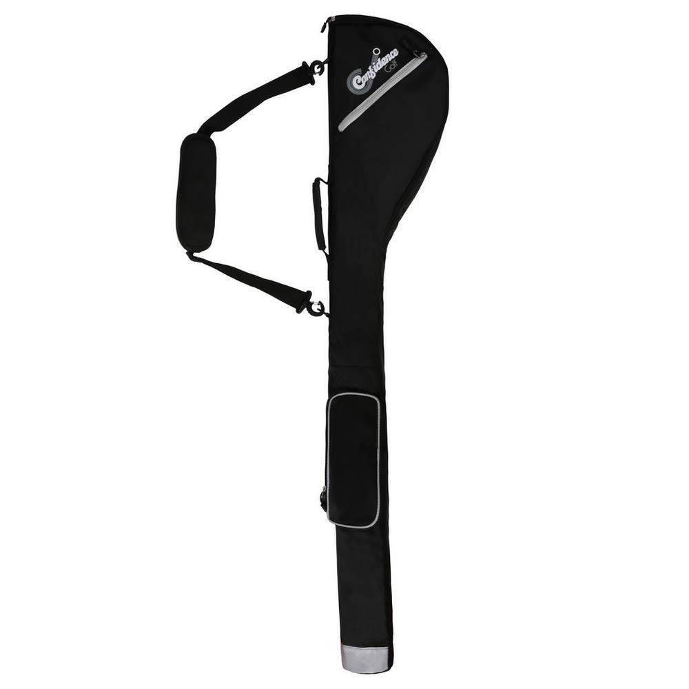 Confidence Golf Club Carry Case Sunday Bag - Holds 5-6 Clubs Silver