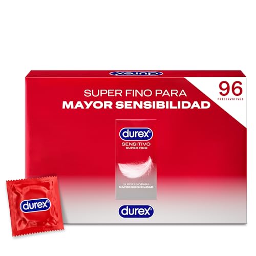 Durex Pack Preservativos Sensitivo Suave, 96 condones, El embalaje puede variar