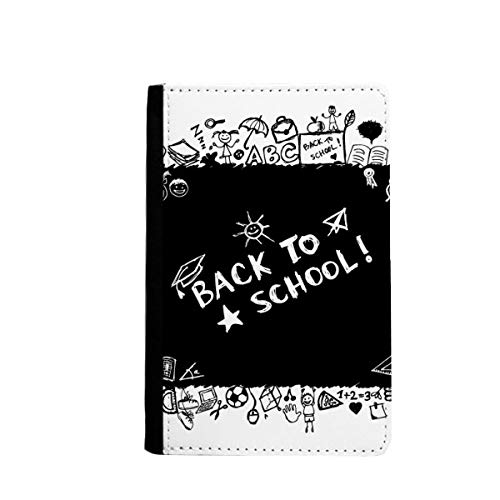 Étui portefeuille pour cartes Blackboard graffiti porte-carte urbain chic