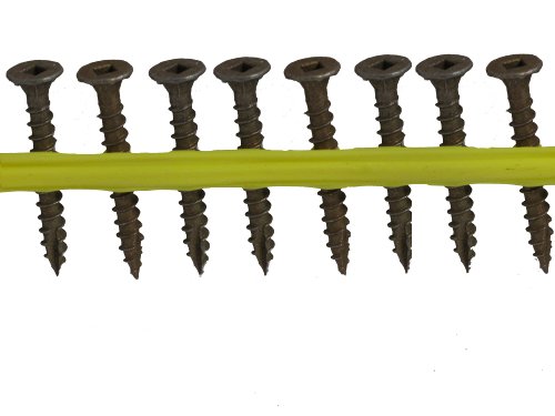 Simpson Strong-Tie CB3BLG158S CB3BLG Fiber-Cement Board Screw (Collated) #10 x 1-5/8 in. #3 SQU (1500-Qty)