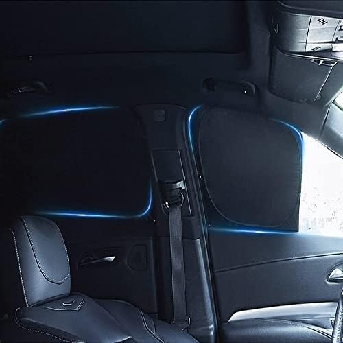 Parasol Coche Lateral para Toyota Auris 2006-2012, Cortinas Magnéticas Ventanilla Protección UV Insectos Solar Protector Cubierta,A/7pieces