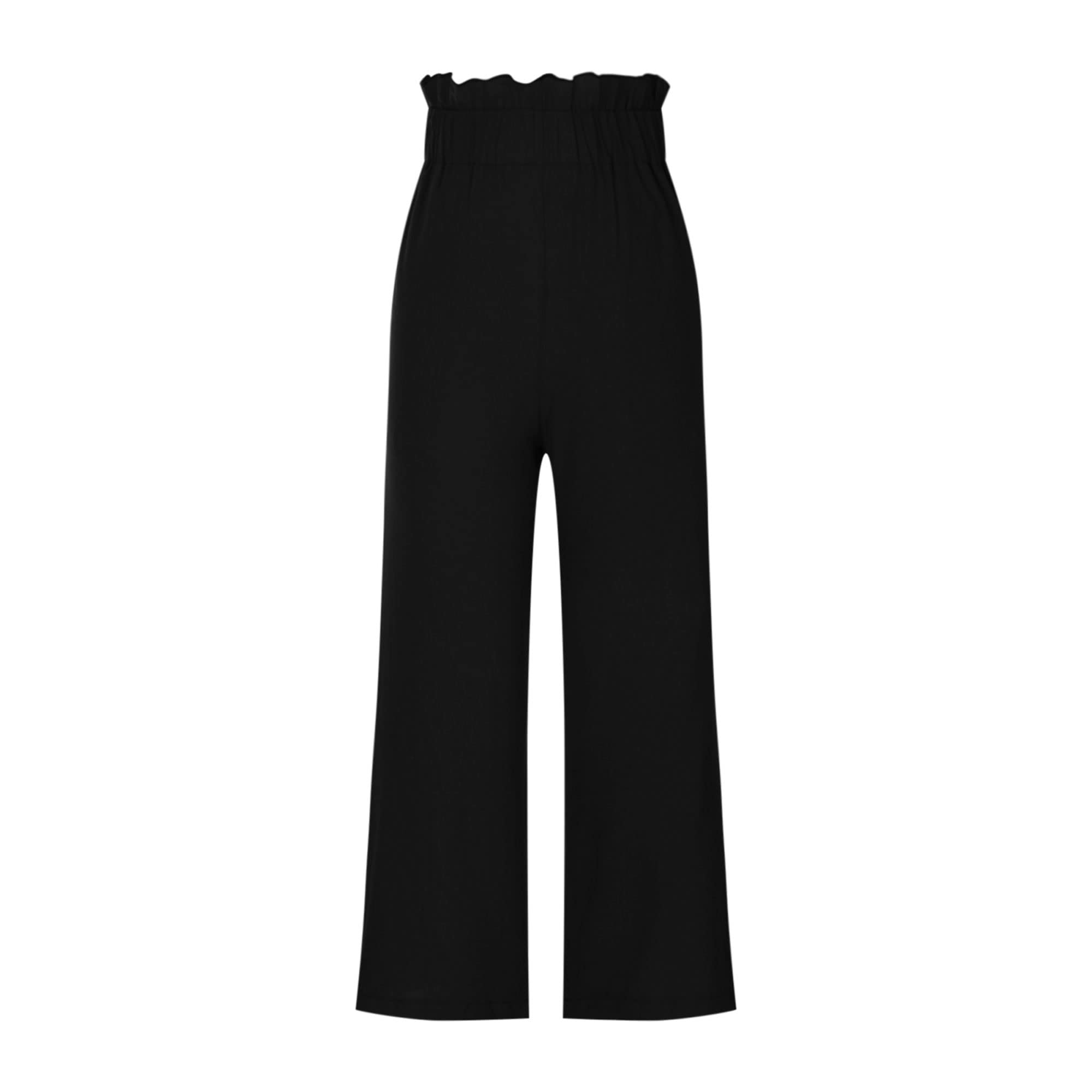 Womens Loose Womens Multicoloured Long Wide Leg Pants Summer High Waist Wide Leg Pants