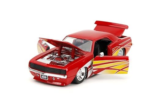 Jada Big Time Muscle Camaro 1:24 1969 rojo miniatura 5