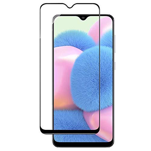 Image of Military-Grade Tempered Glass Screen Protector Compatible for Samsung Galaxy A30s with Edge to Edge Coverage and Easy Self Installation kit (Samsung Galaxy A30s)