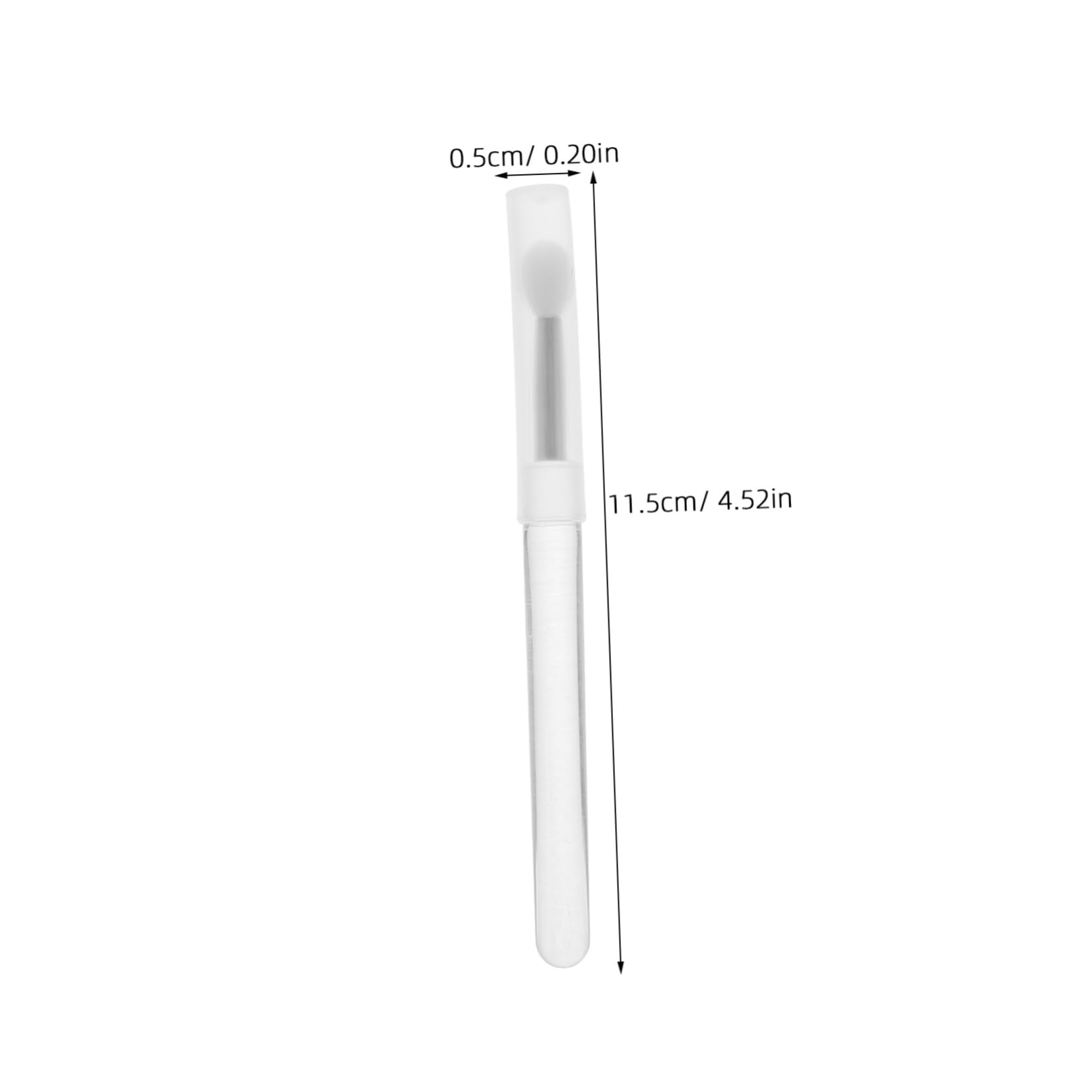 TOVINANNA Gentle Lip Brush Set 10pcs Silicone Lip Applicators Includes Lip Scrub Brush Makeup Applicator for Gloss Portable Easy to Cle